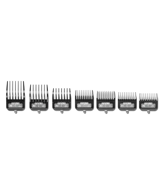 ANDIS BG SERIES PREIMUM METAL CLIP COMB SET 7PCS