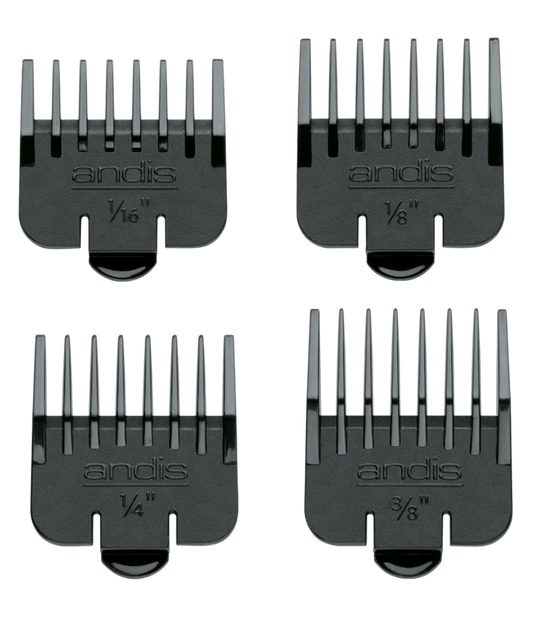 Andis Snap-On Blade Attachment Combs 4PCS #4640